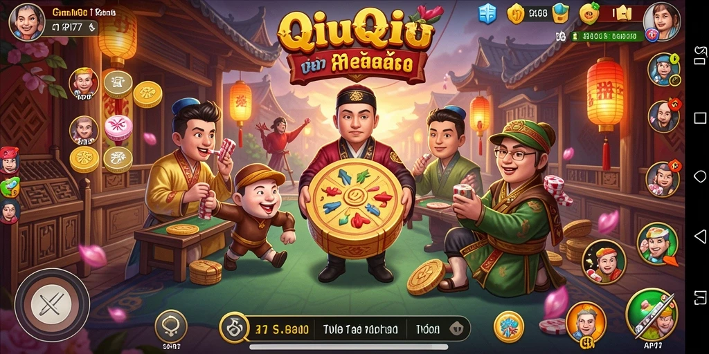 Screenshot gameplay QiuQiu API77 dengan antarmuka yang menarik.