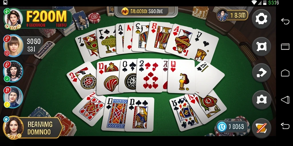 Tampilan utama gameplay F200M yang menegangkan dan seru.