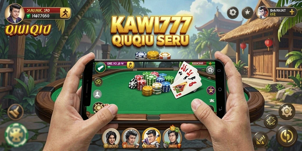 Screenshot gameplay KAWI777 yang mendebarkan dengan kartu-kartu menawan.