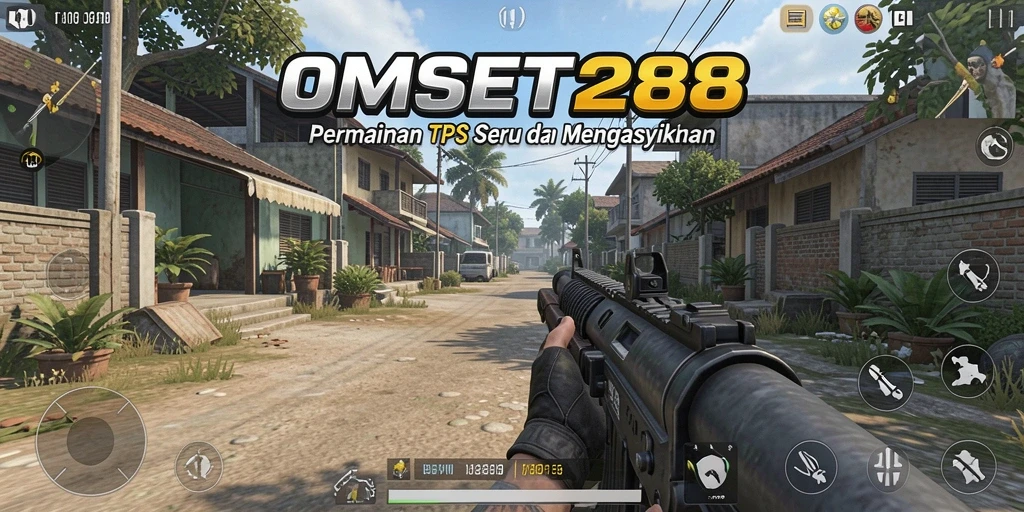 Screenshot gameplay OMSET288 yang menunjukkan aksi pertarungan seru.