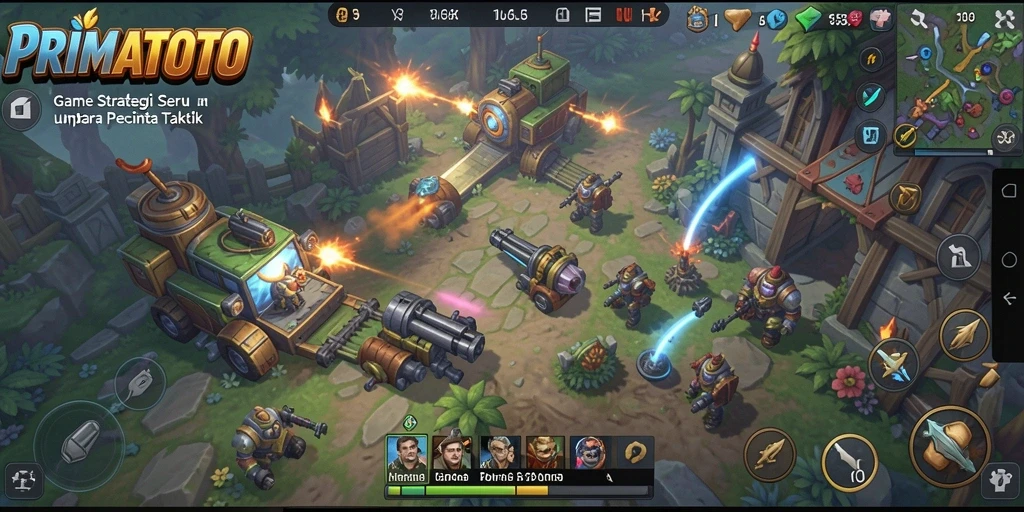 Gameplay seru dan menegangkan dalam PRIMATOTO.